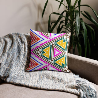 Premium Pillow bold and beautiful 18″×18″ 030