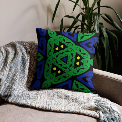 Premium Pillow bold and beautiful 22″×22″ 032