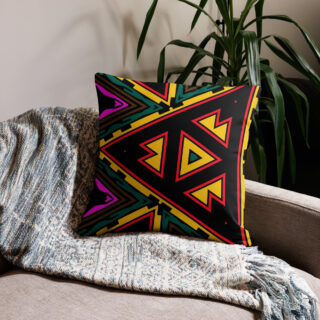 Premium Pillow bold and beautiful 22″×22″ 031