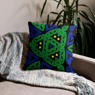 Premium Pillow bold and beautiful 22″×22″ 032