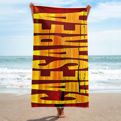 Towel Caesarea  Israel 001