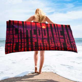 Towel Mediterranean sea  Israel 002