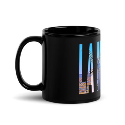 Black Glossy Mug world travel spain La Mancha 001