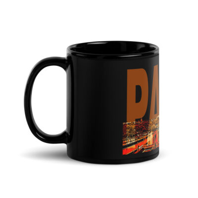 Black Glossy Mug world travel France Paris 004