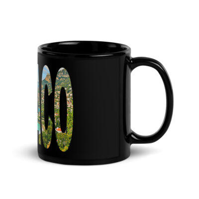 Black Glossy Mug world travel monaco monte carlo 001