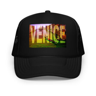 Foam trucker hat world travel Italy venice 002