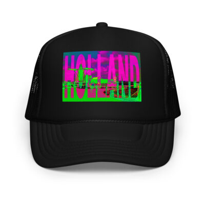Foam trucker hat world travel Netherlands 002