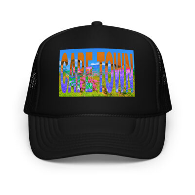 Foam trucker hat world travel south africa cape town 003