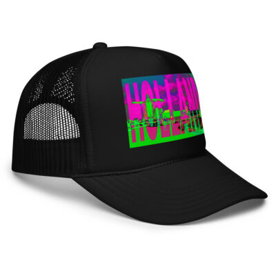 Foam trucker hat world travel Netherlands 002