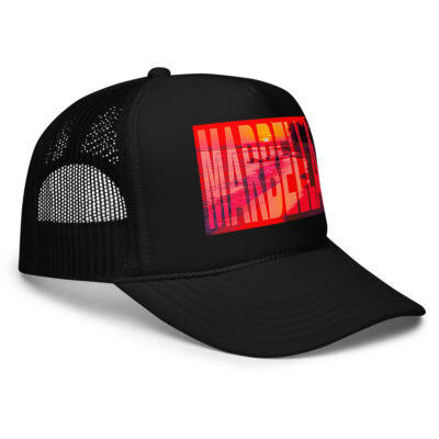Foam trucker hat world travel spain marbella 001