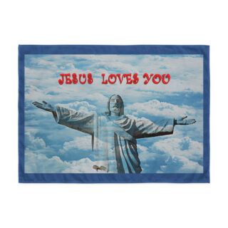 Indoor wall tapestry JESUS LOVES YOU 003