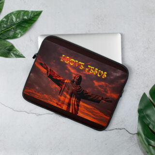 Laptop Sleeve I LOVE JESUS 001