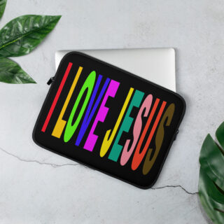 Laptop Sleeve I LOVE JESUS 003