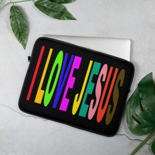 Laptop Sleeve I LOVE JESUS 003