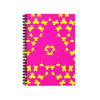 Ruled Line Spiral Notebook cross 010