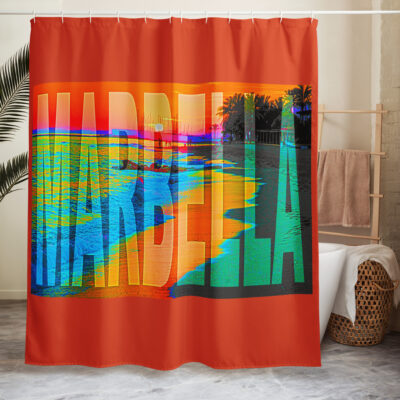 Shower curtain spain marbella 001