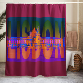 Shower curtain Portugal Lisbon 001