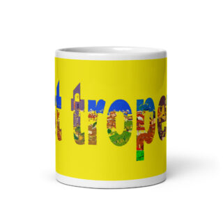 White glossy mug world travel france st tropez 002