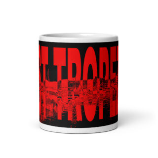 White glossy mug world travel france st tropez 003