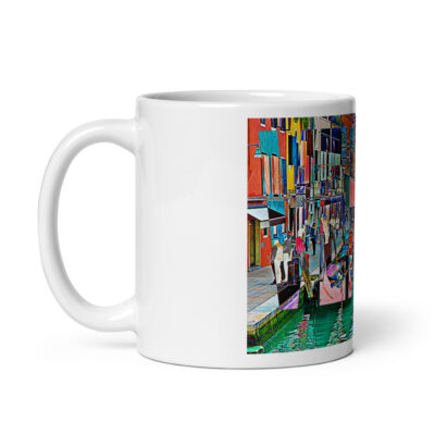 White glossy mug world travel Italy venice 003