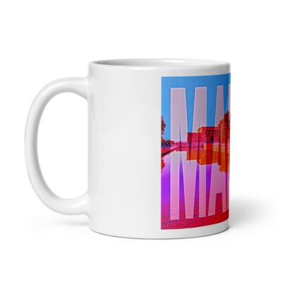 White glossy mug world travel spain madrid 002