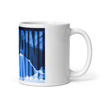White glossy mug world travel Greece Santorini 003