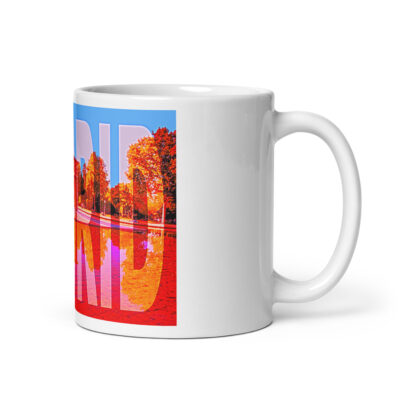 White glossy mug world travel spain madrid 002
