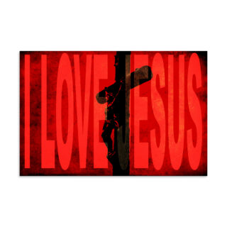 Poster I LOVE JESUS 003 18″×24″