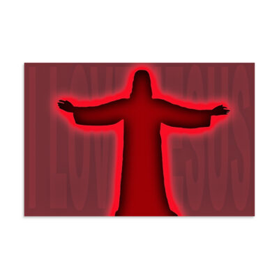 Poster I LOVE JESUS 004 18″×24″