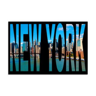 Poster  usa new york city Manhattan  16″×24″ 009