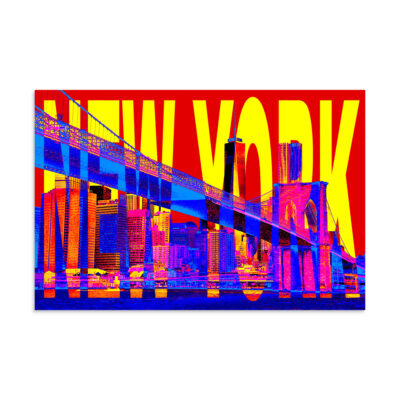 Poster  usa new york city Manhattan  16″×24″ 007