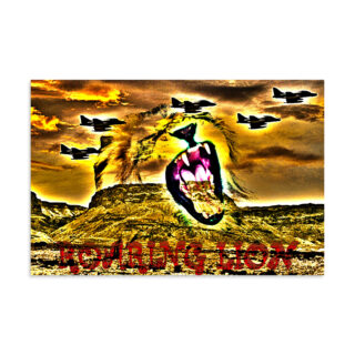 Poster Israel ROARING LION 16″×24″ 002