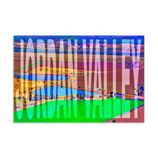 Poster Israel jordan valley 16″×24″ 001