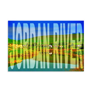 Poster Israel Jordan River 16″×24″ 002