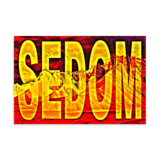 Poster Israel Sedom 16″×24″ 002