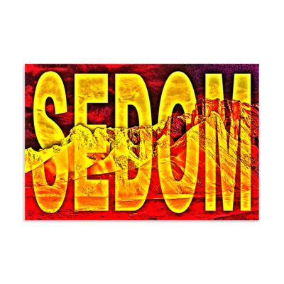 Poster Israel Sedom 16″×24″ 002