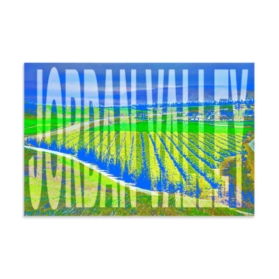 Poster Israel Jordan Valley 16″×24″ 002