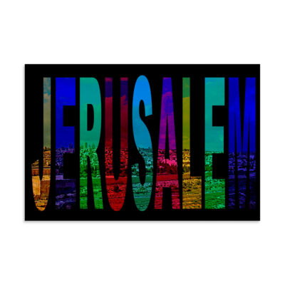 Poster Jerusalem 001 16″×24″