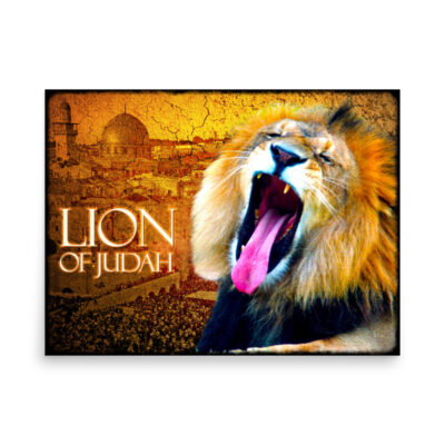Poster the lion of Judah  18″×24″ 001