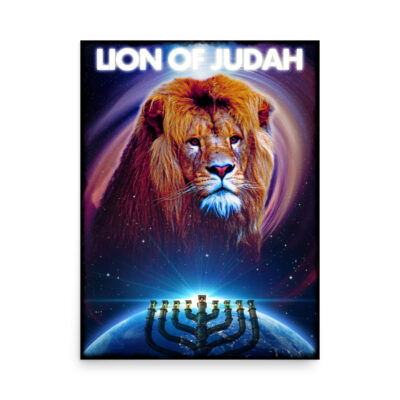 Poster the lion of Judah  18″×24″ 002